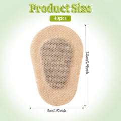 Breathable non-woven fabric eye patch close-up