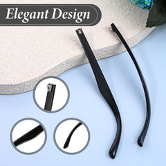 Easy-to-install glasses arm replacement kit for various frames