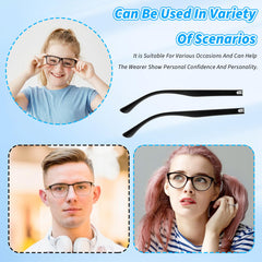 All components laid out for the glasses arm replacement kit