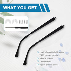Easy DIY installation for eyewear repair