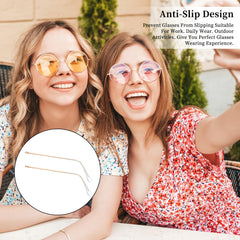 Temples and screws included in repair kit