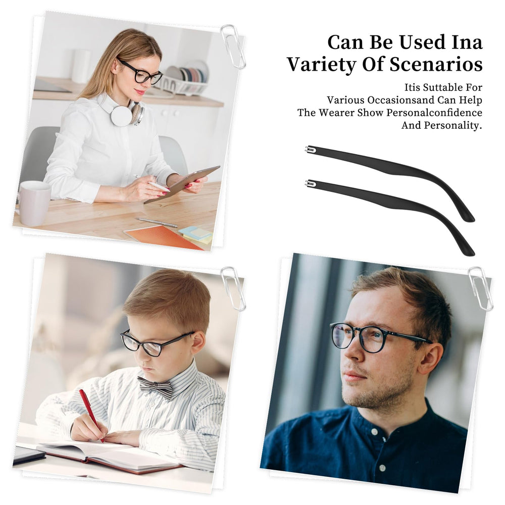 Nose pad and screw dimensions for temple replacement