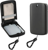 Portable glasses cleaner kit with spray bottle and microfiber cloth