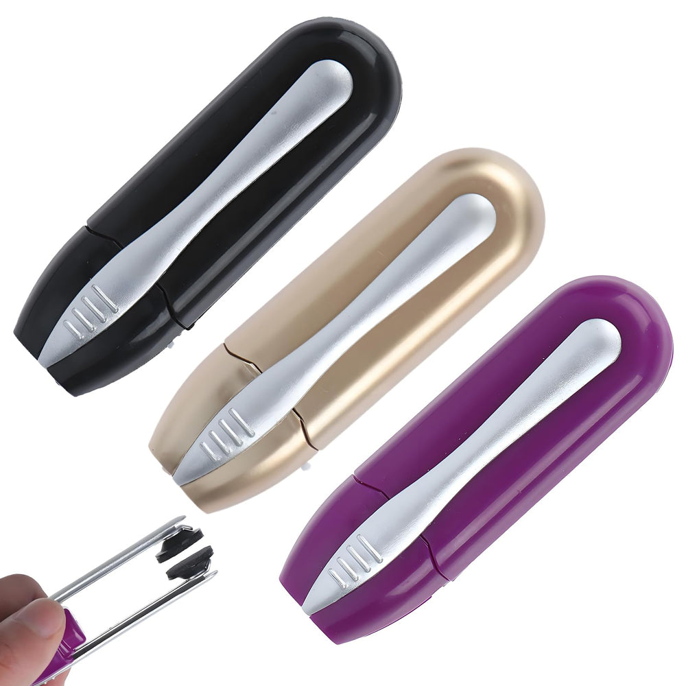 Three-pack glasses cleaner tool set with multicolor ABS body