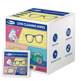 300-pack glasses cleaner wipes in individual sachets