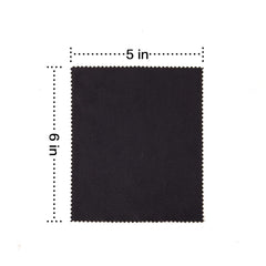 Thick microfiber cleaning cloth ready for lens cleaning