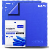 20-pack microfiber glasses cleaning cloths – ultra-soft and lint-free