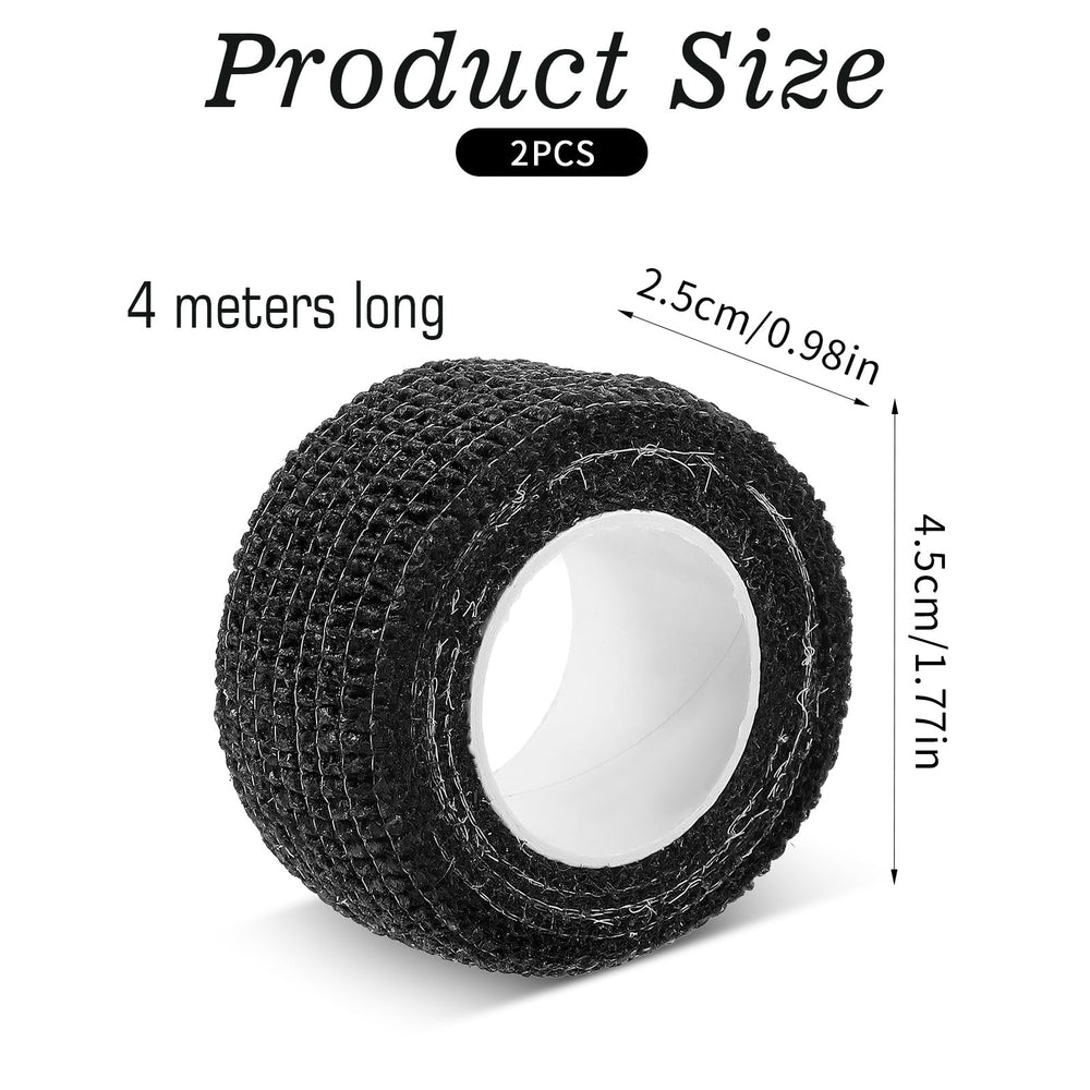 Wrapping the ear cushion bandage around eyeglasses temple