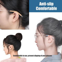 Anti-slip design showing perspiration absorption on eyewear temple