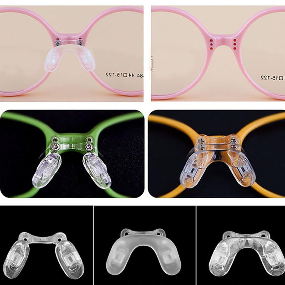 Nose pad repair for glasses and sunglasses