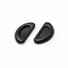 Glasses with anti-slip nose pads for comfortable wear