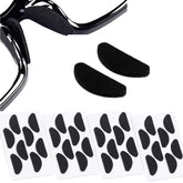 Close-up of soft foam nose pads for glasses