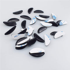 Black nose pads for various glasses and sunglasses