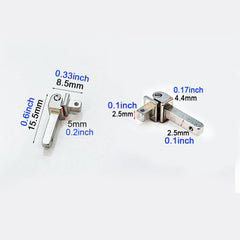 Glasses parts repair kit with hinges