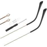 Glasses Repair Kit 1 Pair Metal Temples Gold