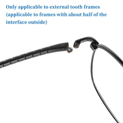 Silicone nose pads included with the repair kit