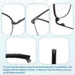 Complete repair kit contents laid out