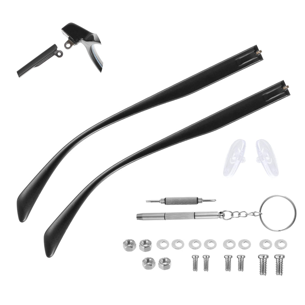 8mm wide TR90 glasses legs in black