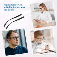 Glasses repair kit contents arranged neatly