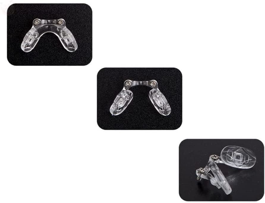 Glasses repair kit with nose pads and screwdriver for kids