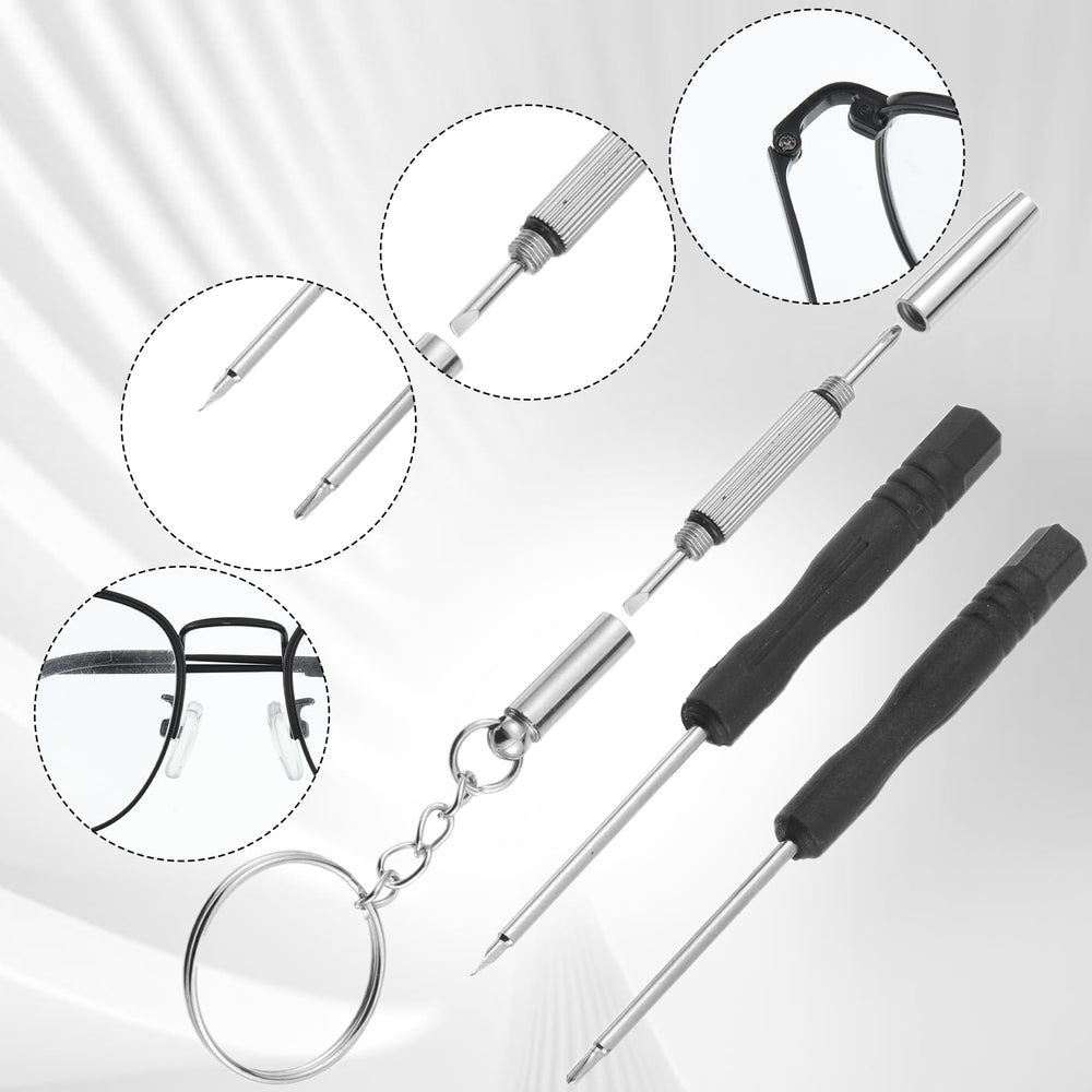 Plastic tweezers from the glasses repair kit