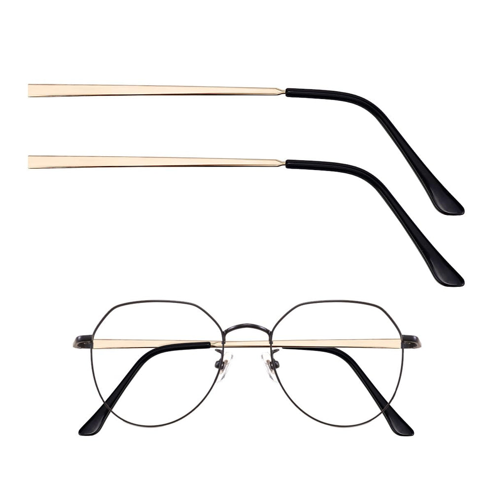 Gold glasses replacement arms pair