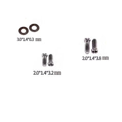 Eyeglasses repair screws and washers for frames and sunglasses