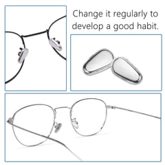 Glasses screws and micro screwdriver for screw-in nose pads