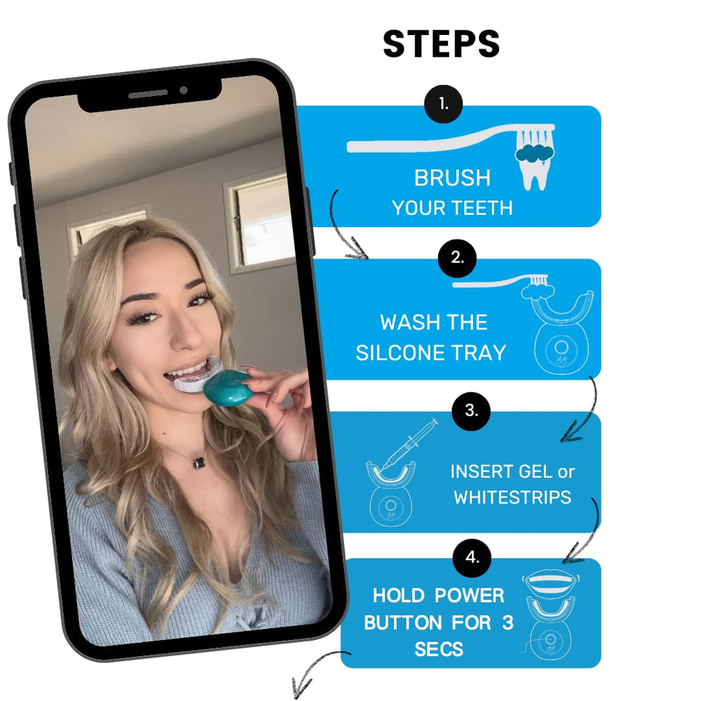 Wireless GLI GLI teeth whitening device