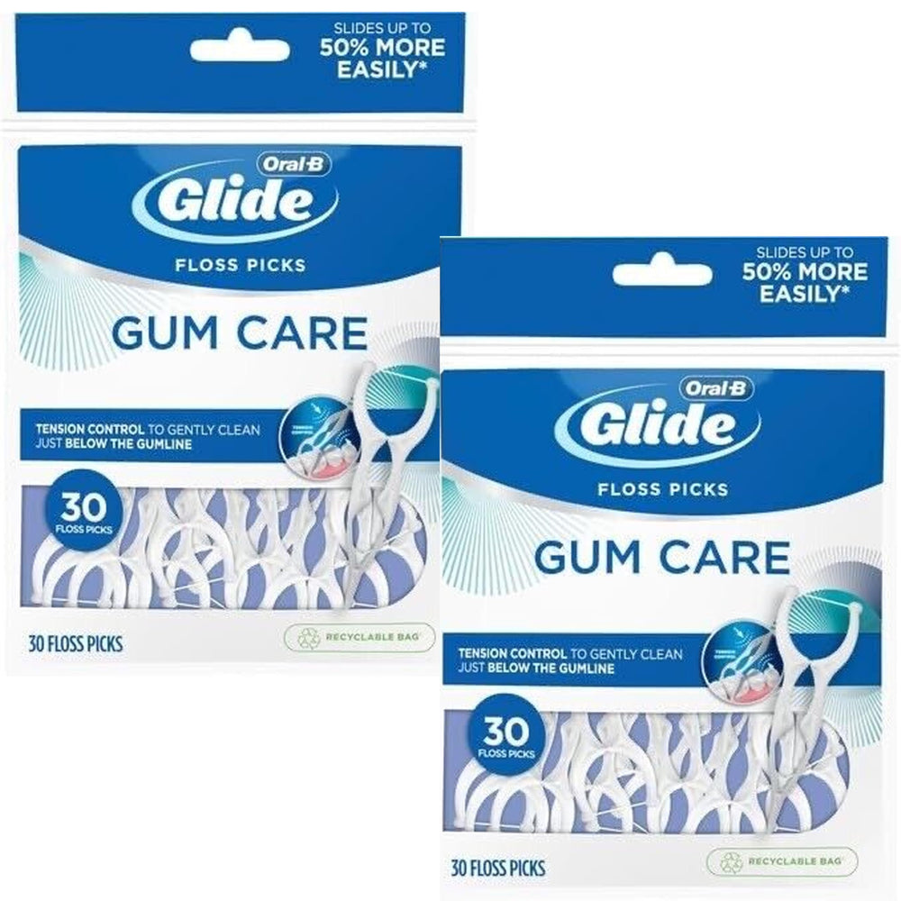 Using GLIDE Floss Picks to reach back teeth