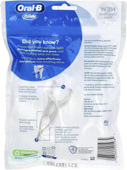 Close-up of easy-grip floss pick handle