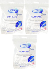 Glide Pro-Health Advanced Floss Picks – Pack of 3 (30 per pack) – front view