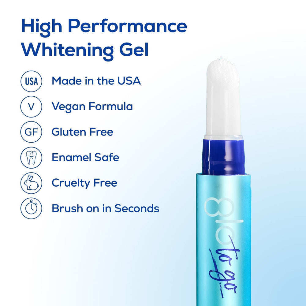 Travel-size vial of GLO Teeth Whitening Gel