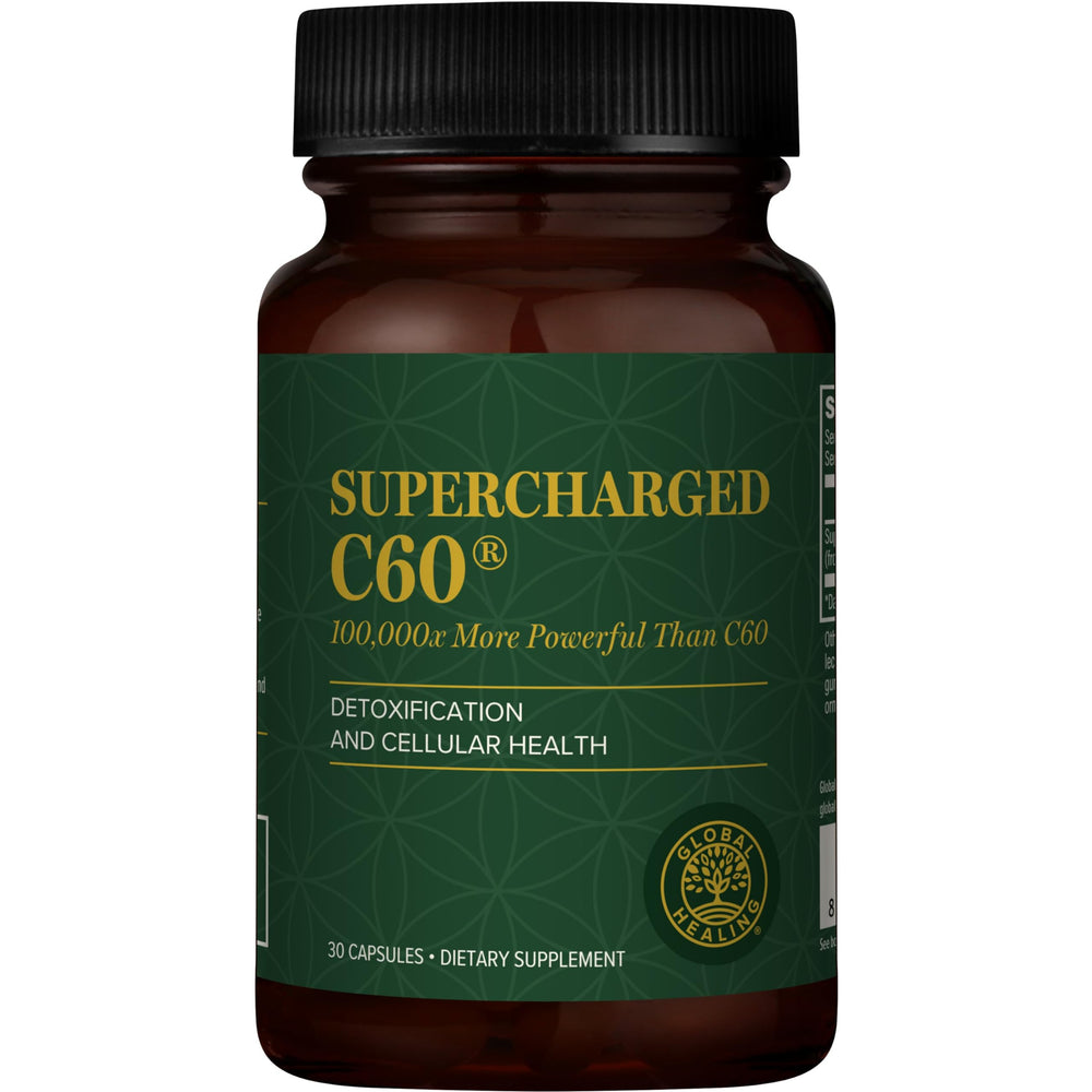 Global Healing Center Supercharged C60 30-capsule bottle
