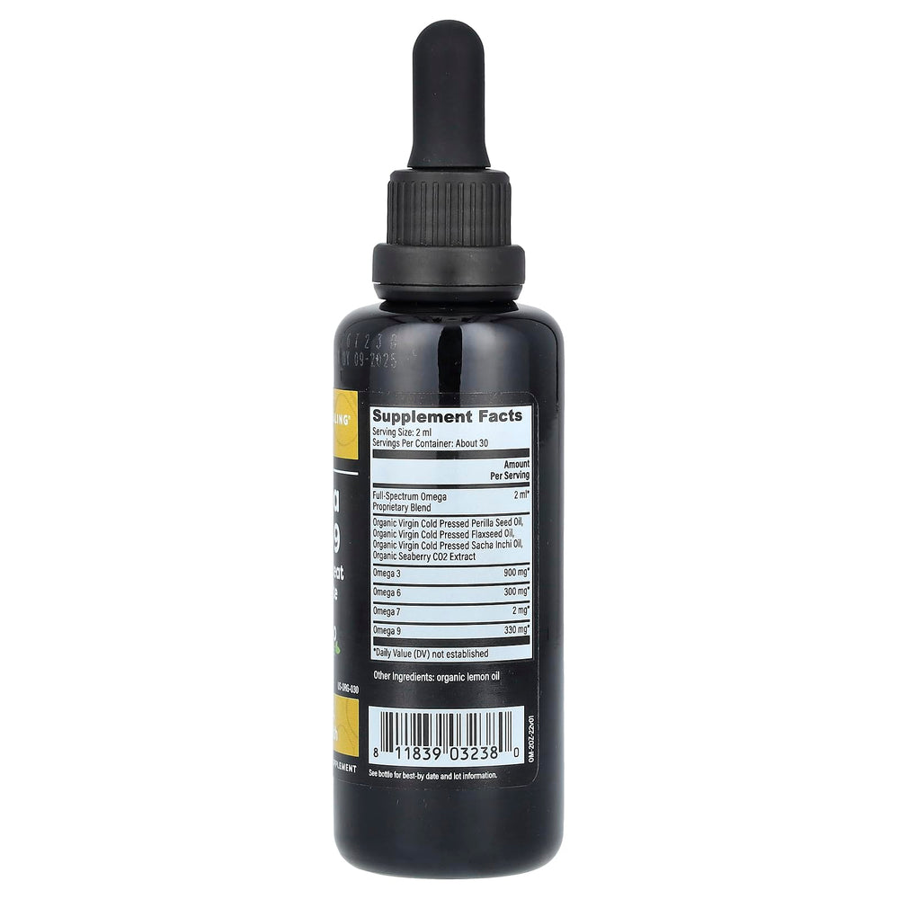 Global Healing Omega 3-6-7-9 bottle packaging