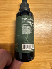 Healthy aging and immune support concept with zinc liquid