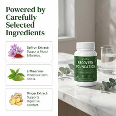 GLORAMD saffron and ginger ingredients image illustrating botanical support
