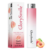 GlorySmile Peach Flavor Breath Spray front view 0.3 oz (8 ml)