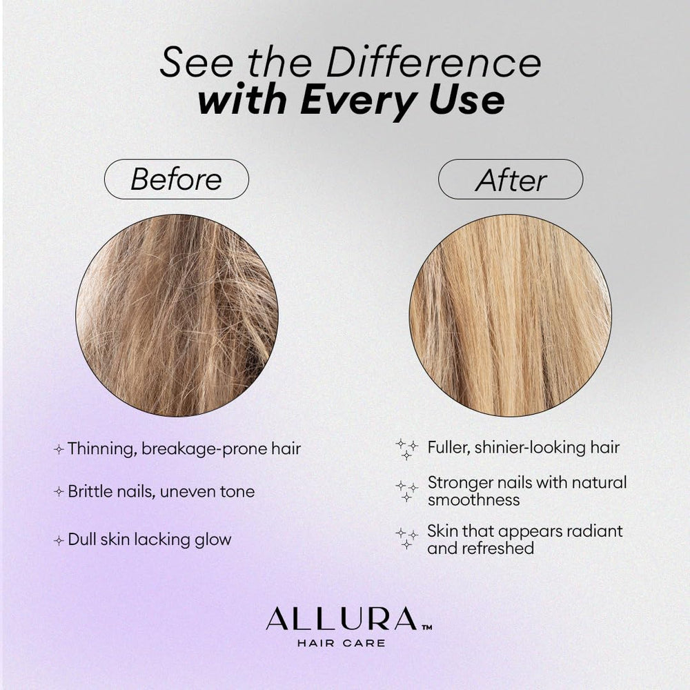 Glossy concept image of hair, skin and nails beauty gummies