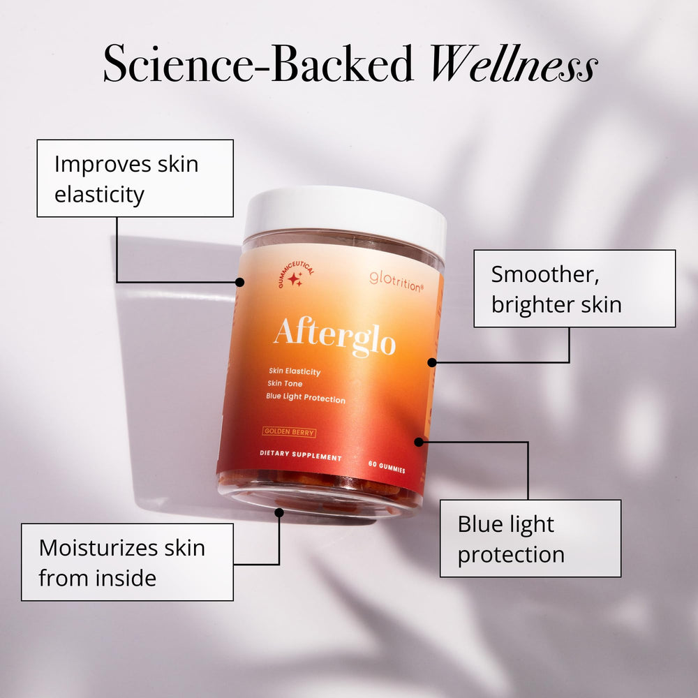 Close-up of Afterglo Gummies texture