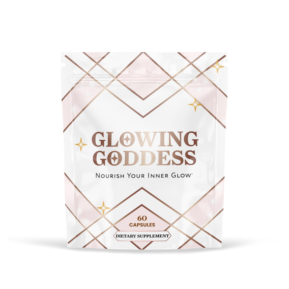 Bottle of Glowing Goddess Beef Organ Superfood capsules