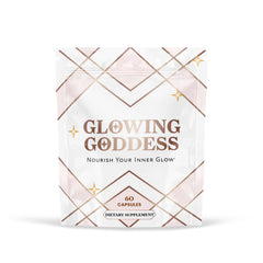Bottle of Glowing Goddess Beef Organ Superfood capsules
