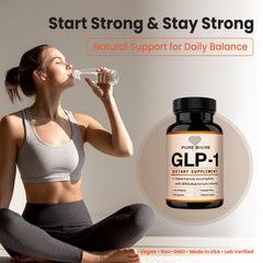 Vegan-friendly GLP-1 probiotic formula label