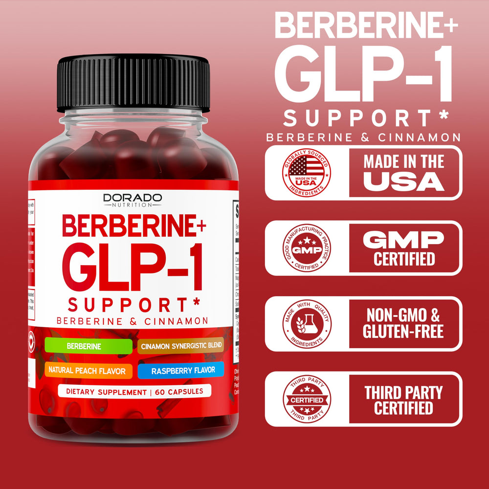 Product packshot of GLP-1 Gummies 60-count bottle