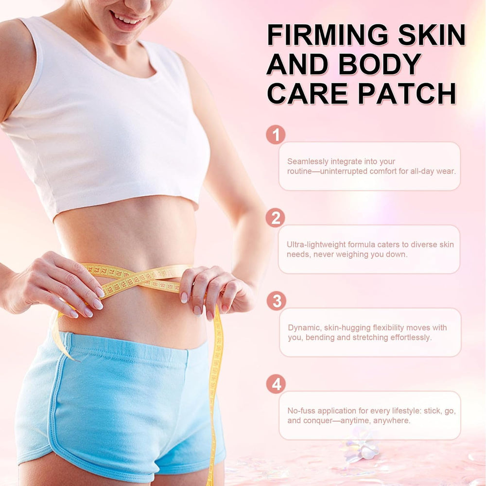 Close-up of GLP-1 patch adhesive and product label