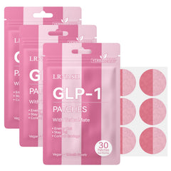Front view of GLP-1 Patches with Yerba Mate Pack 3 box