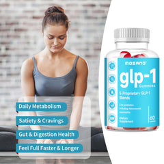 Akkermansia probiotic illustration with gummies