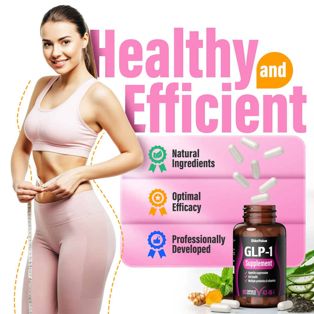 Graphic highlighting GLP-1, gut health and probiotics