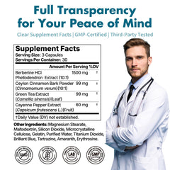 Product bottle and packaging with GMP certification