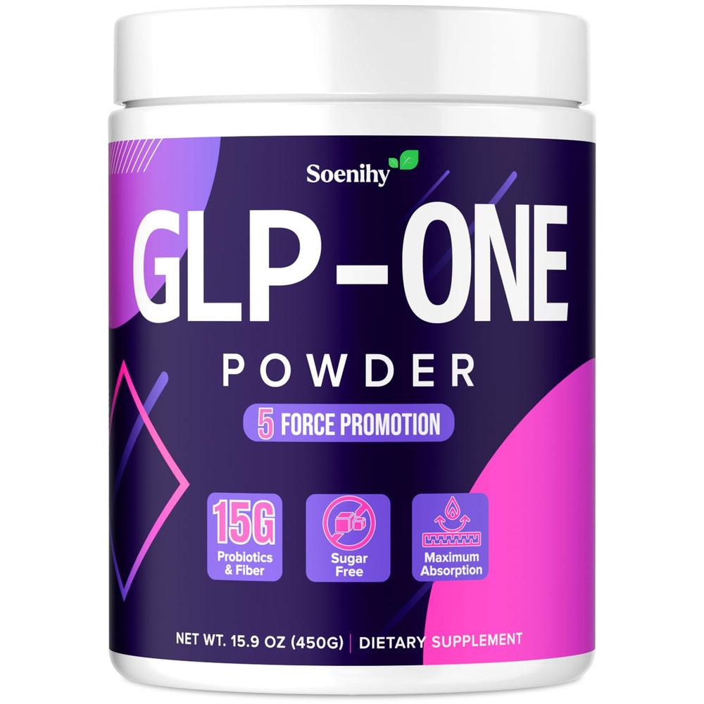 GLP ONE Supplements bottle with 450g label – front view